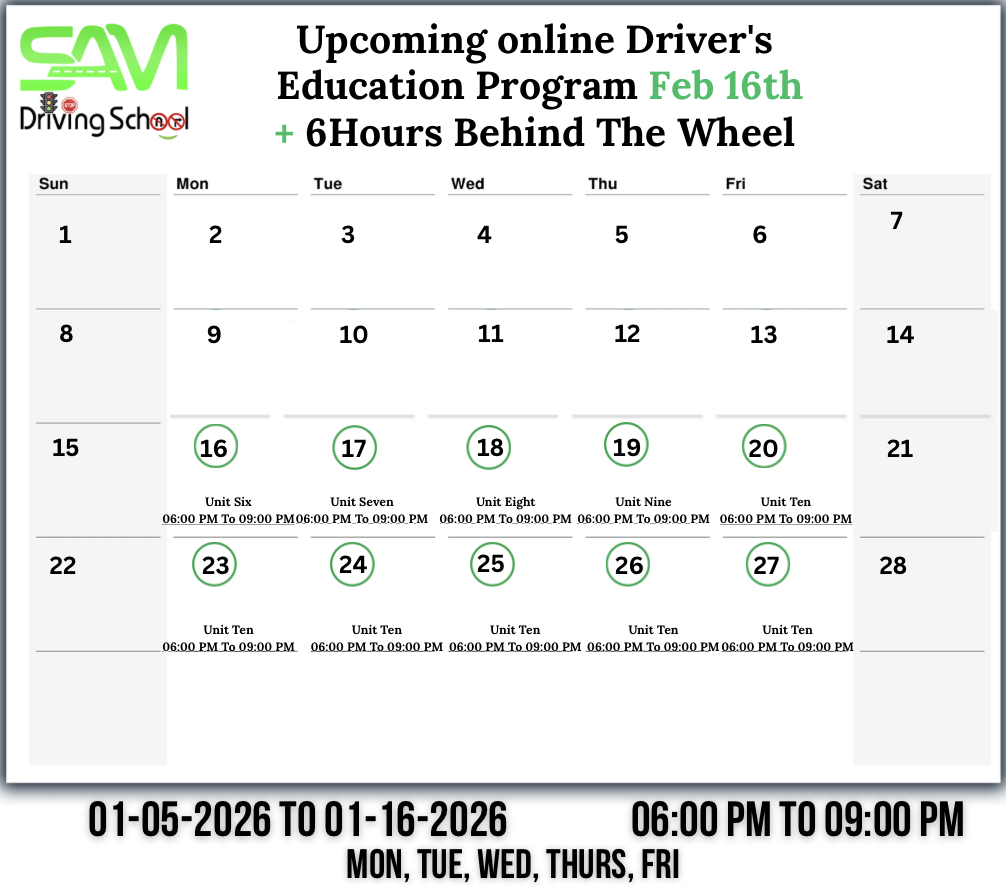 Driver's Education Program